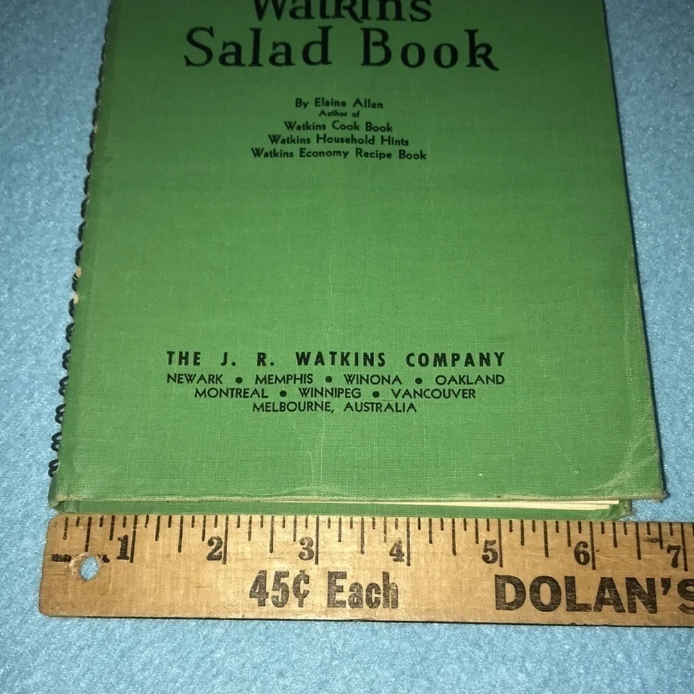 WATKINS Salad Book vintage 1946